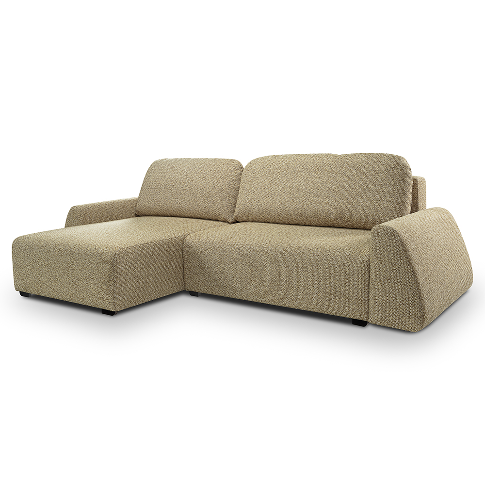 Sedací souprava ALMI | 160x275 cm | LEVÁ | rozkládací + úložný prostor | VÝBĚR TKANIN