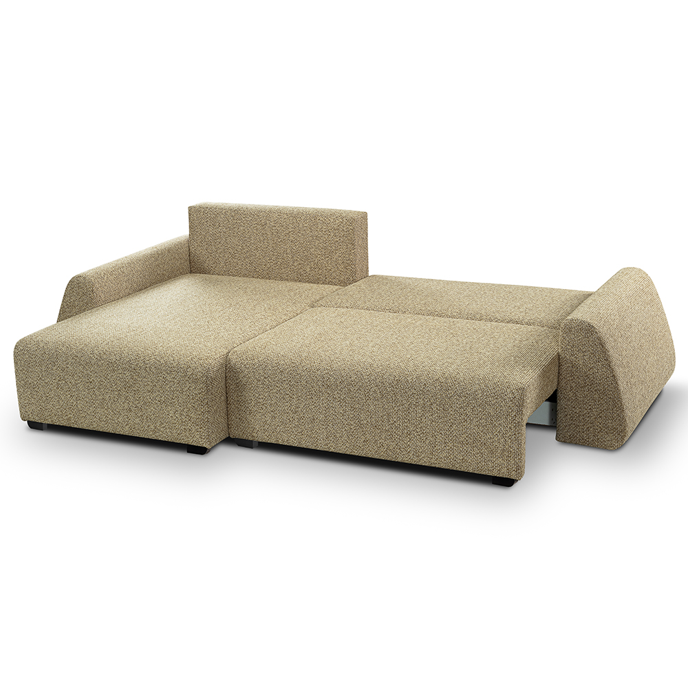 Sedací souprava ALMI | 160x275 cm | LEVÁ | rozkládací + úložný prostor | VÝBĚR TKANIN