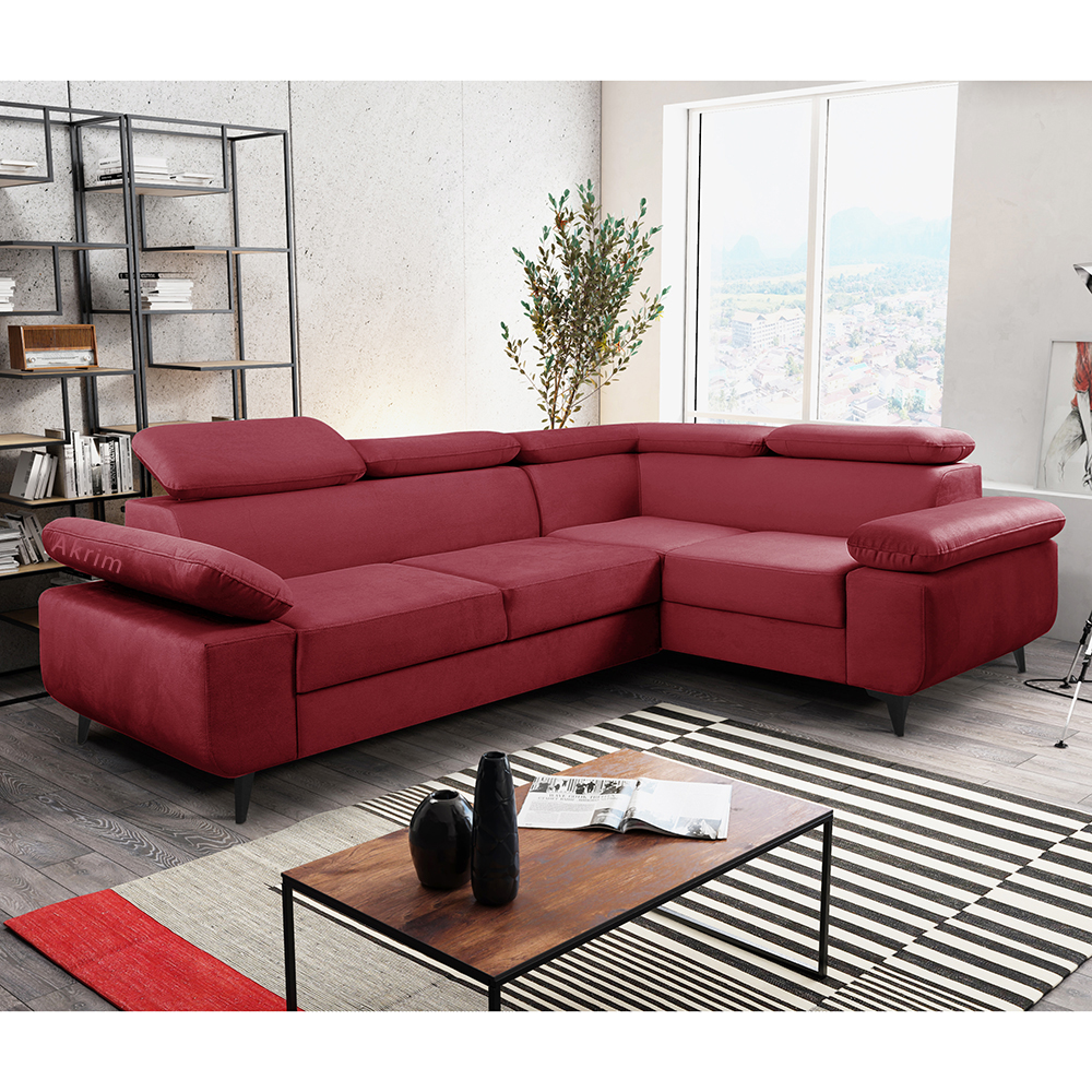 Sedací souprava FABI | 260x190 cm | PRAVÁ | rozkládací | VÝBĚR TKANIN