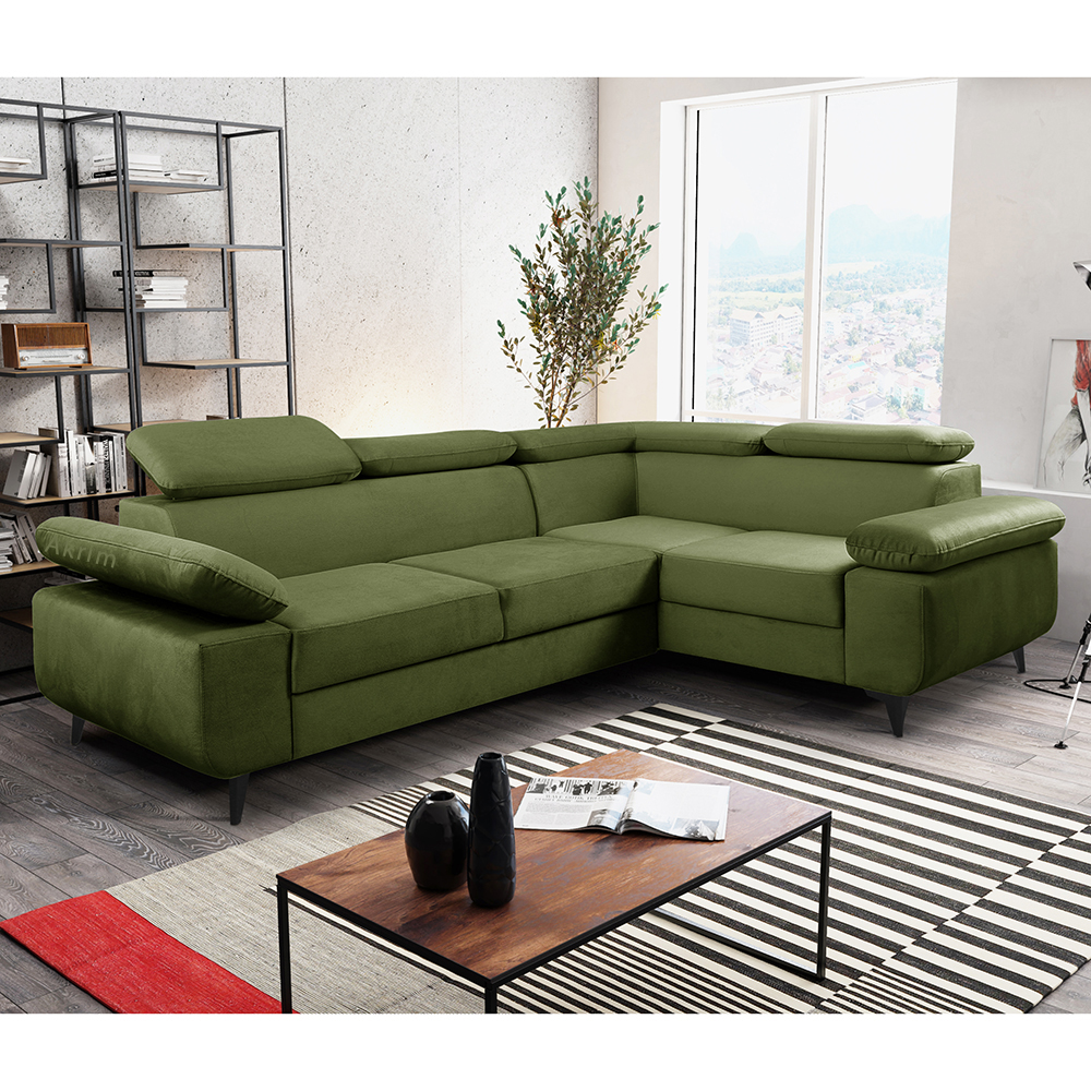 Sedací souprava FABI | 260x190 cm | PRAVÁ | nerozkládací | VÝBĚR TKANIN