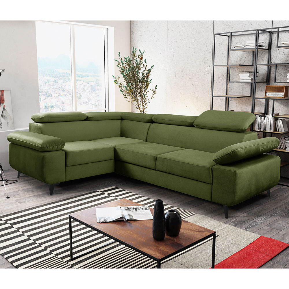 Sedací souprava FABI | 190x260 cm | LEVÁ | nerozkládací | VÝBĚR TKANIN