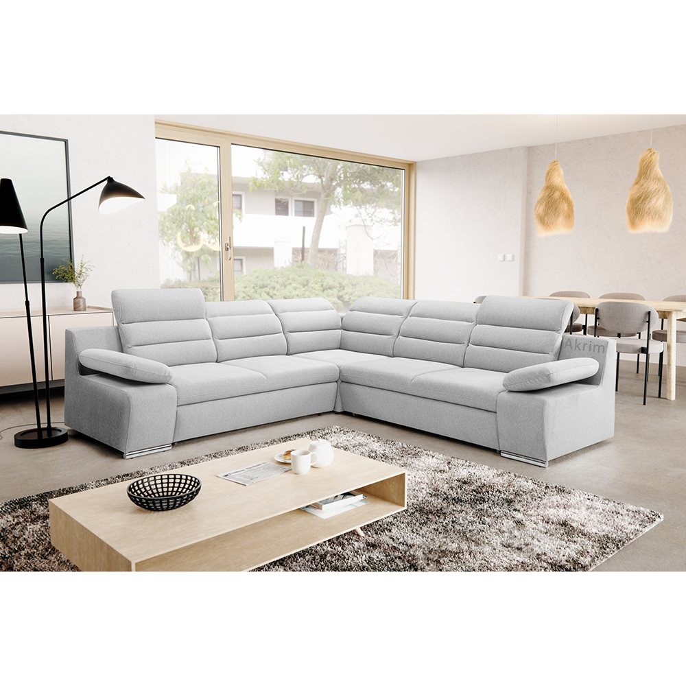 Sedací souprava GRECO I | 268x268 cm | PRAVÁ | rozkládací + úložný prostor | VÝBĚR TKANIN