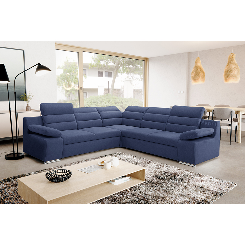 Sedací souprava GRECO I | 268x268 cm | PRAVÁ | rozkládací + úložný prostor | VÝBĚR TKANIN