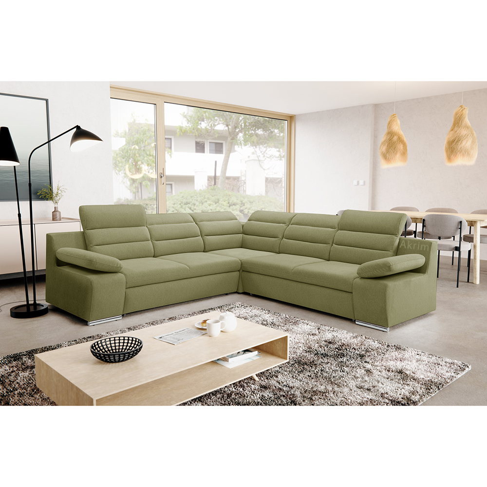 Sedací souprava GRECO I | 268x268 cm | PRAVÁ | rozkládací + úložný prostor | VÝBĚR TKANIN