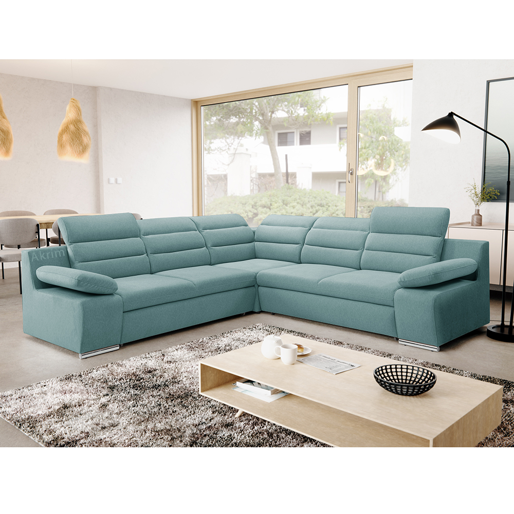 Sedací souprava GRECO I | 268x268 cm | LEVÁ | rozkládací + úložný prostor | VÝBĚR TKANIN