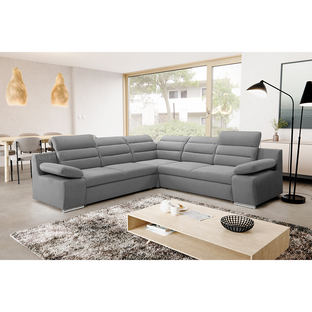 Sedací souprava GRECO I | 268x268 cm | LEVÁ | rozkládací + úložný prostor | VÝBĚR TKANIN