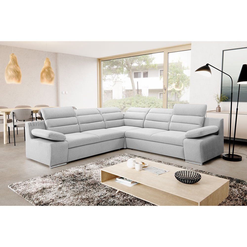 Sedací souprava GRECO I | 268x268 cm | LEVÁ | rozkládací + úložný prostor | VÝBĚR TKANIN