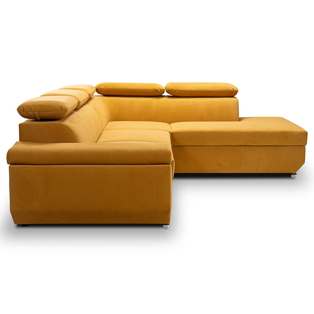 Sedací souprava LARS I | 264x215 cm | PRAVÁ | rozkládací + úložný prostor | VÝBĚR TKANIN