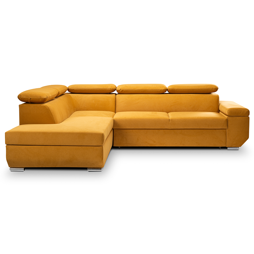 Sedací souprava LARS I | 215x264 cm | LEVÁ | rozkládací + úložný prostor | VÝBĚR TKANIN