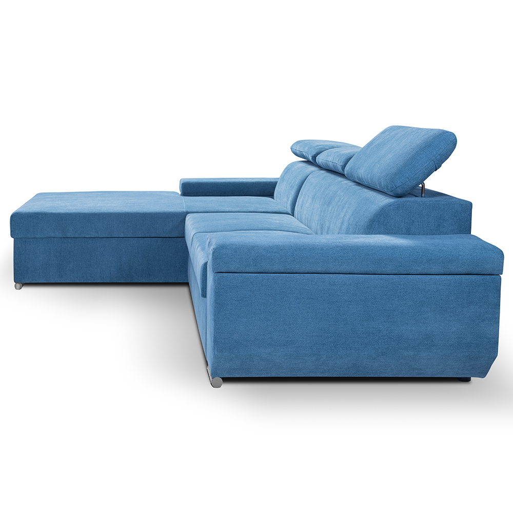 Sedací souprava LARS | 185x270 cm | LEVÁ | rozkládací + úložný prostor | VÝBĚR TKANIN