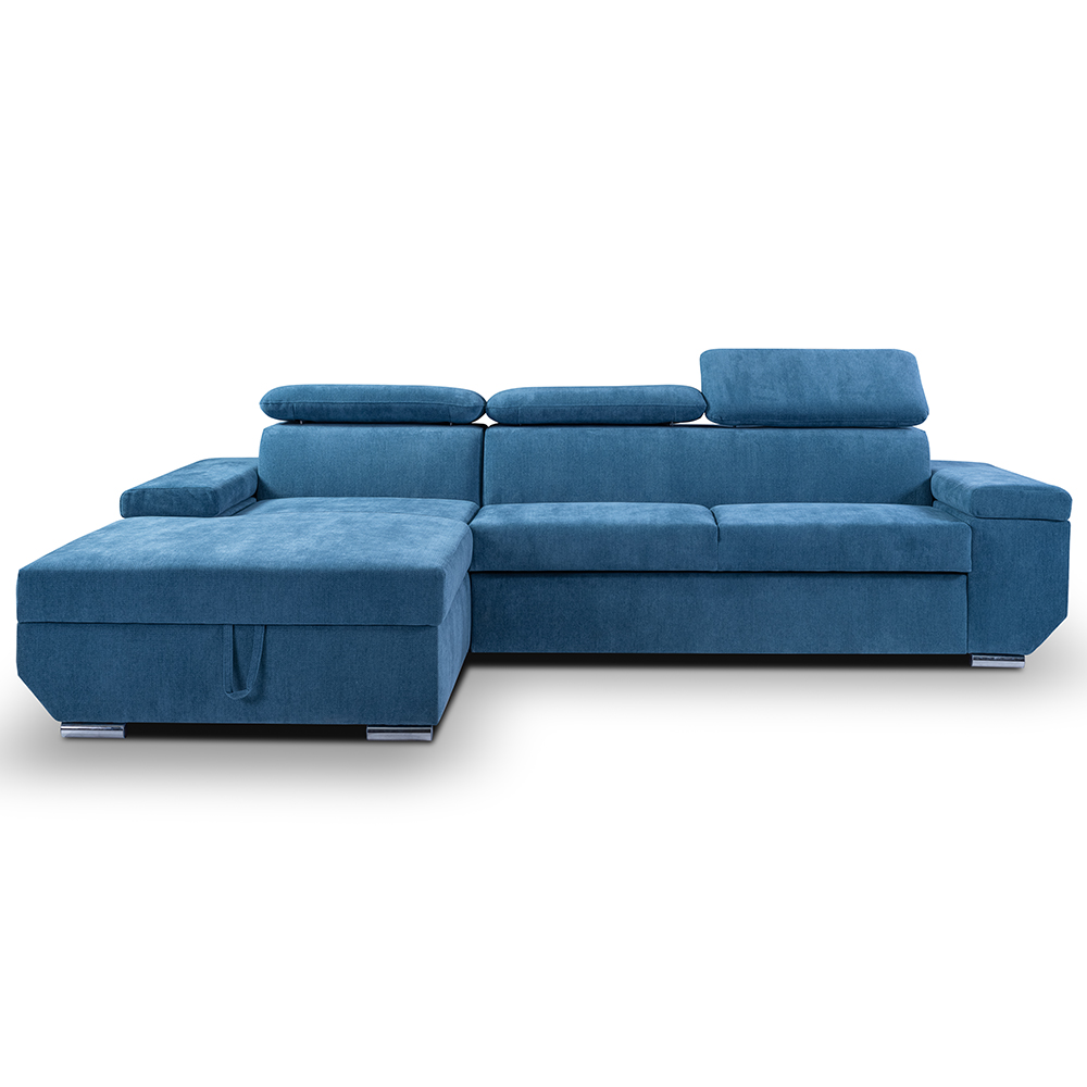 Sedací souprava LARS | 185x270 cm | LEVÁ | rozkládací + úložný prostor | VÝBĚR TKANIN