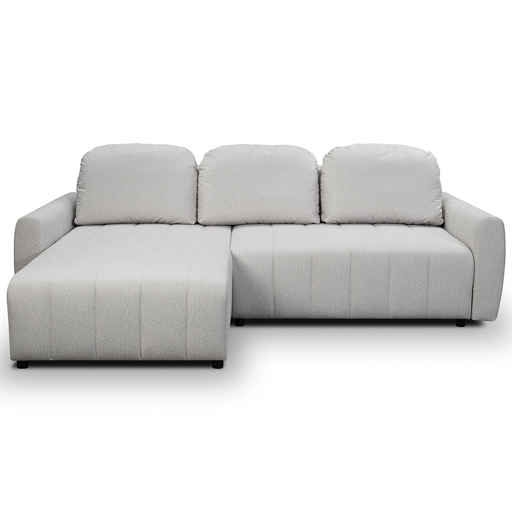 Sedací souprava LUNA | 160x255 cm | PRAVÁ | rozkládací + úložný prostor | VÝBĚR TKANIN