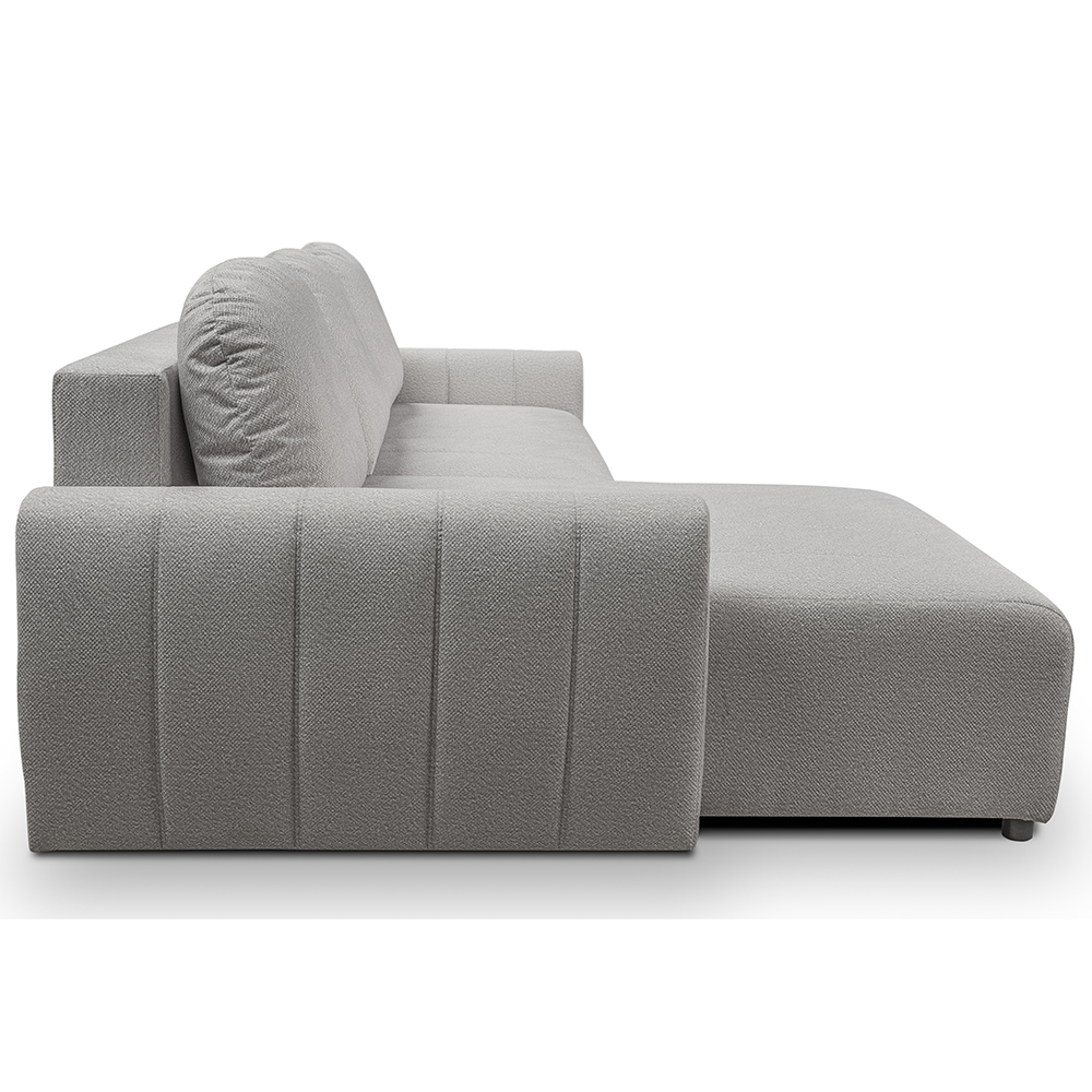 Sedací souprava LUNA | 160x255 cm | PRAVÁ | rozkládací + úložný prostor | VÝBĚR TKANIN