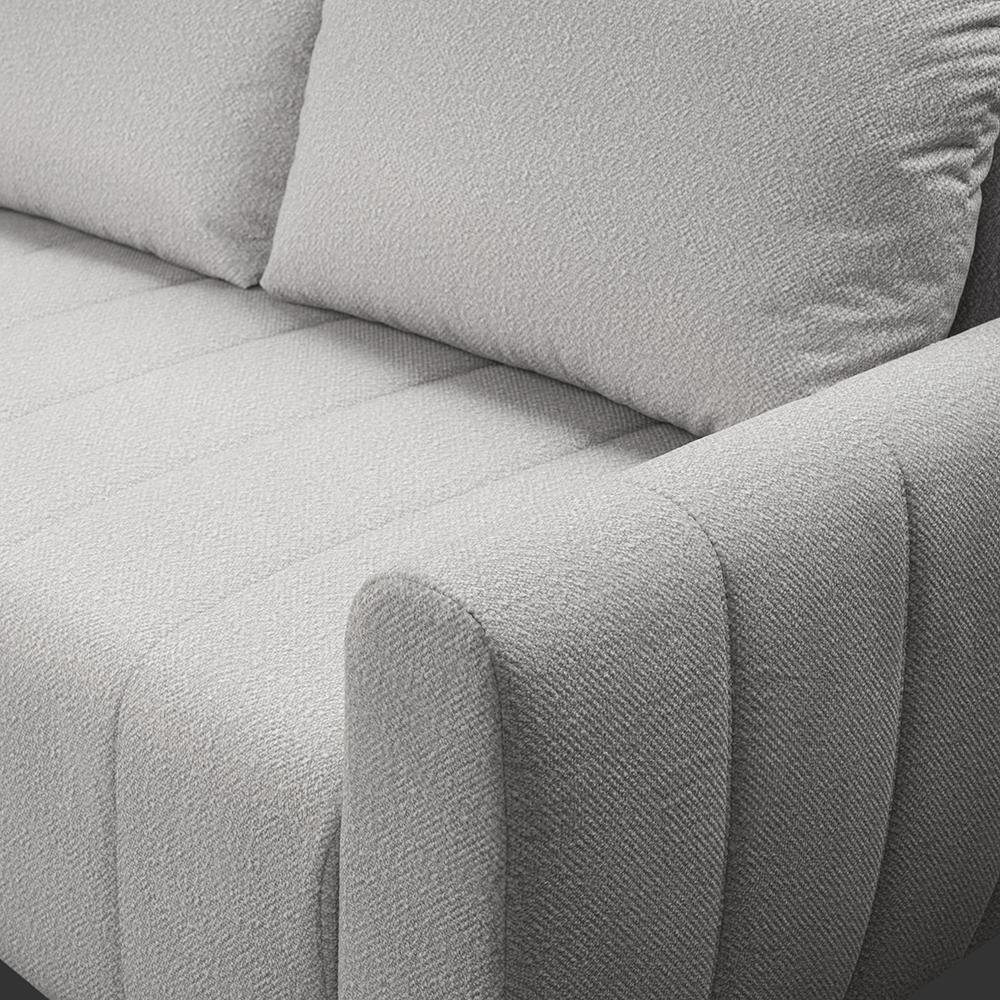 Sedací souprava LUNA | 160x255 cm | PRAVÁ | rozkládací + úložný prostor | VÝBĚR TKANIN