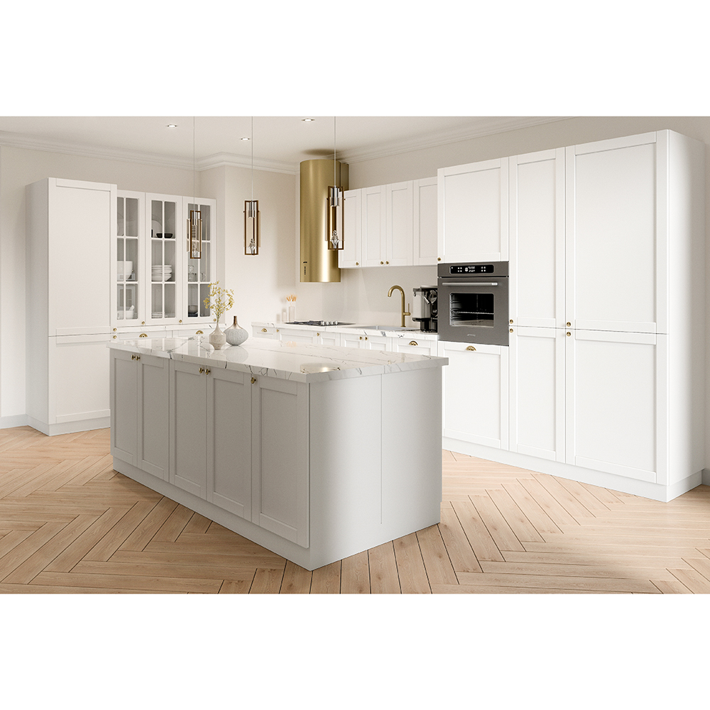 LINEA b | dolní skříňka D40S3 se zásuvkami | 40 cm | SOKL v CENĚ | bílá mat