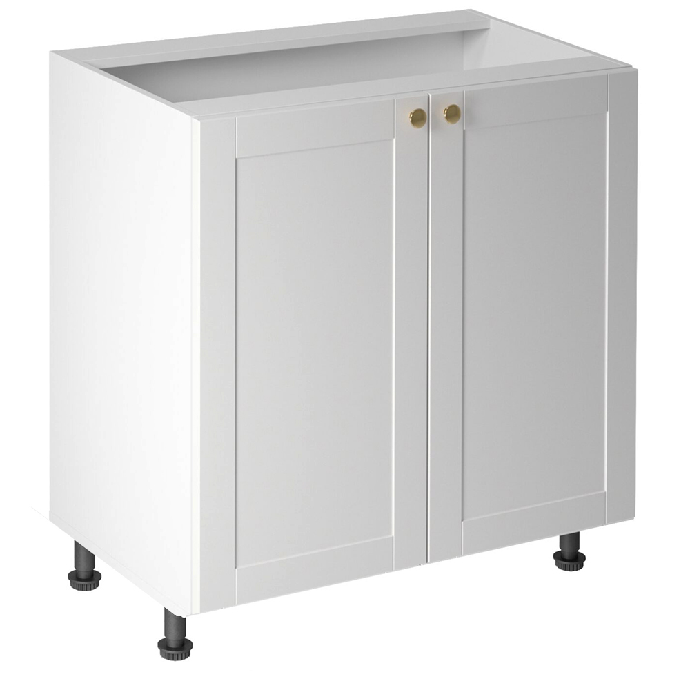 LINEA b | dolní skříňka D80 s policí | 80 cm | SOKL v CENĚ | bílá mat