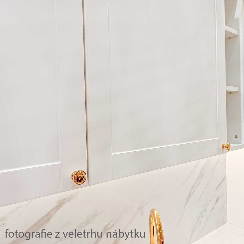 LINEA b | dolní skříňka D60 s policí | 60 cm | SOKL v CENĚ | bílá mat