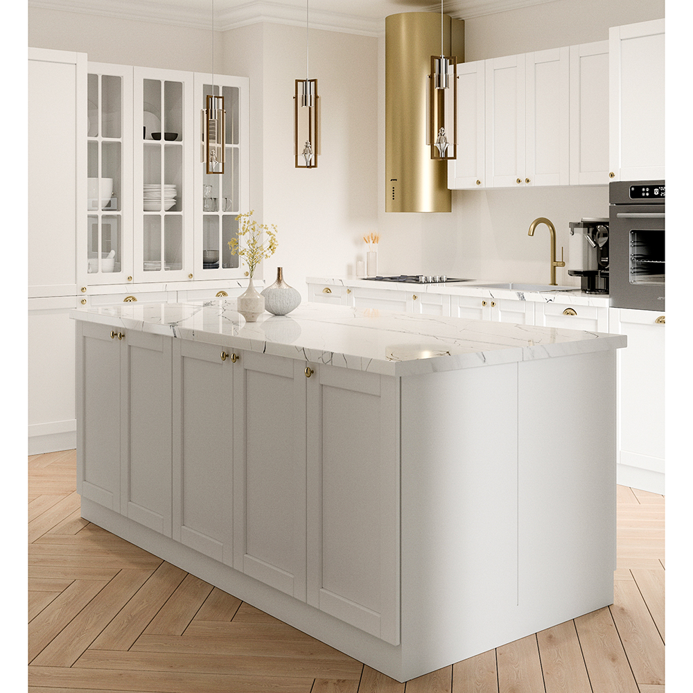 LINEA b | vysoká skříňka D60ZL P/L na vestavnou lednici | 60 cm | UNI | SOKL v CENĚ | bílá mat