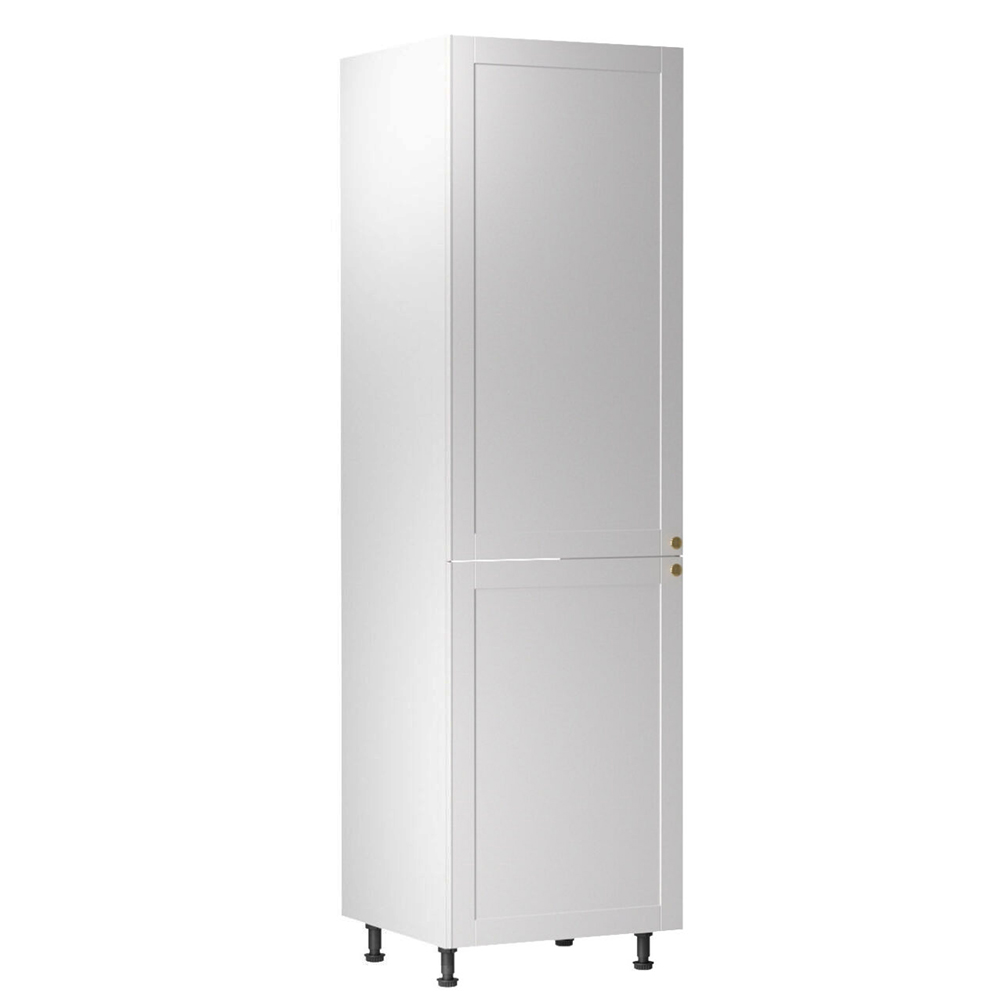 LINEA b | vysoká skříňka D60ZL P/L na vestavnou lednici | 60 cm | UNI | SOKL v CENĚ | bílá mat