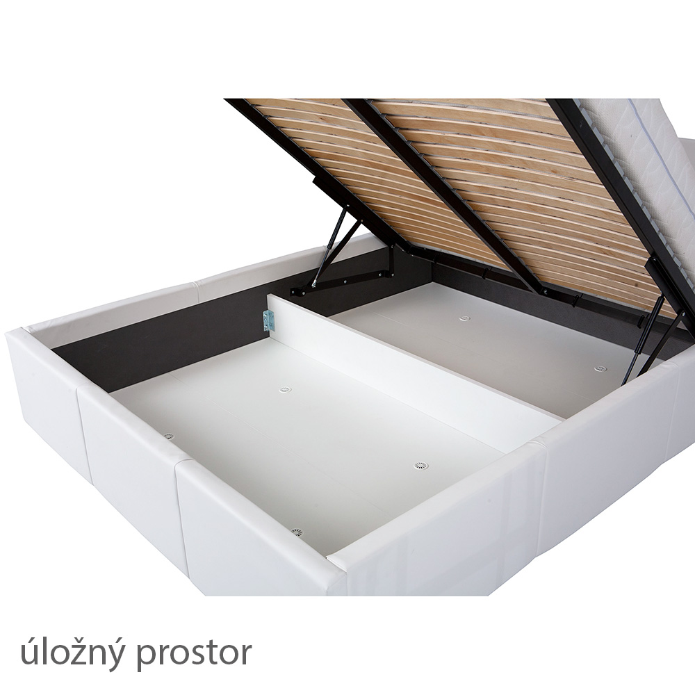 Ložnice Calabrini b | sestava A | 3 díly | bílá lesk