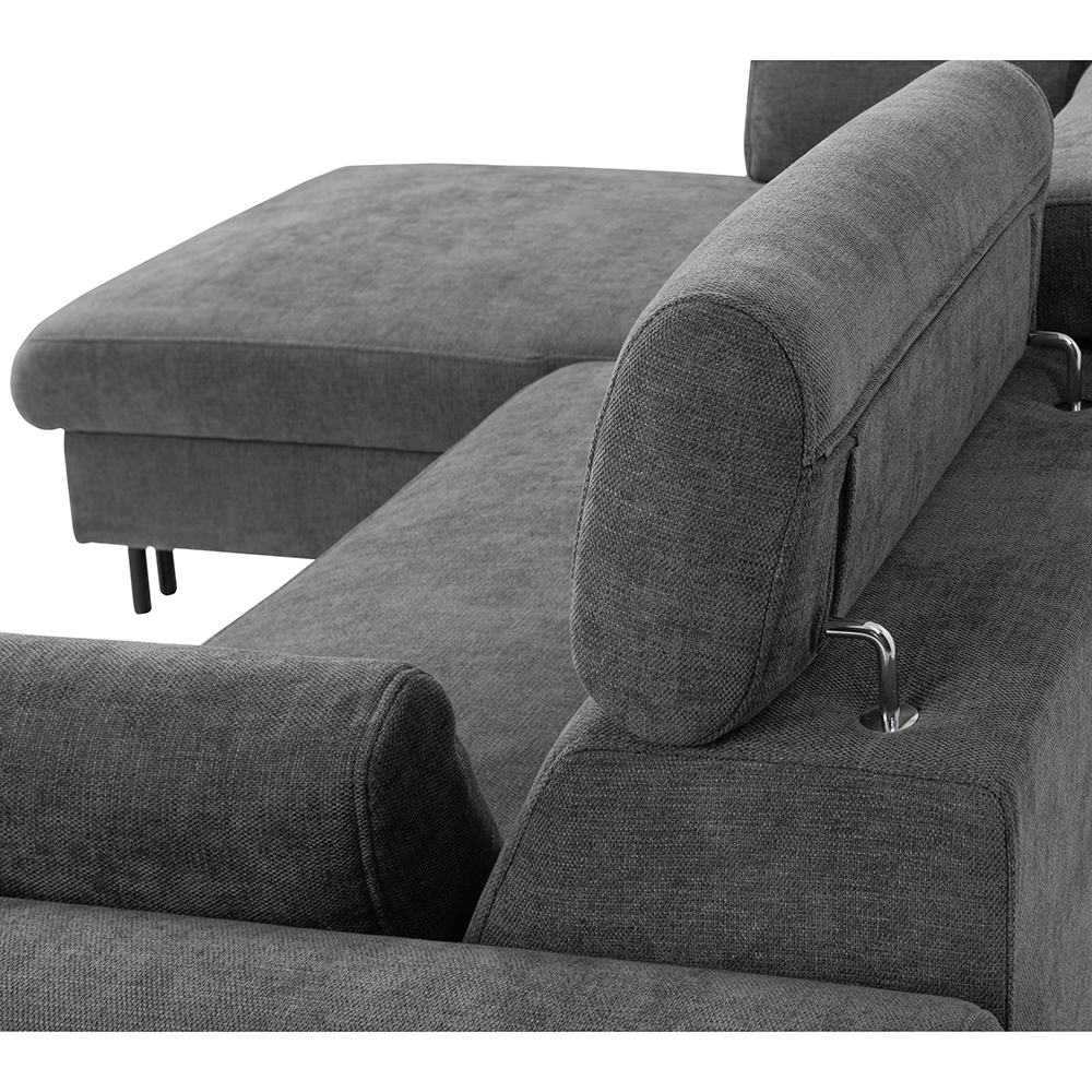 Sedací souprava PORTA | 171x252 cm | rozkládací + úložný prostor + 2x polštářek | VÝBĚR TKANIN