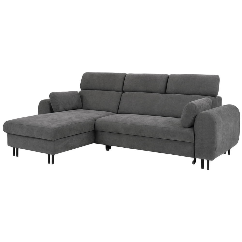 Sedací souprava PORTA | 171x252 cm | rozkládací + úložný prostor + 2x polštářek | VÝBĚR TKANIN