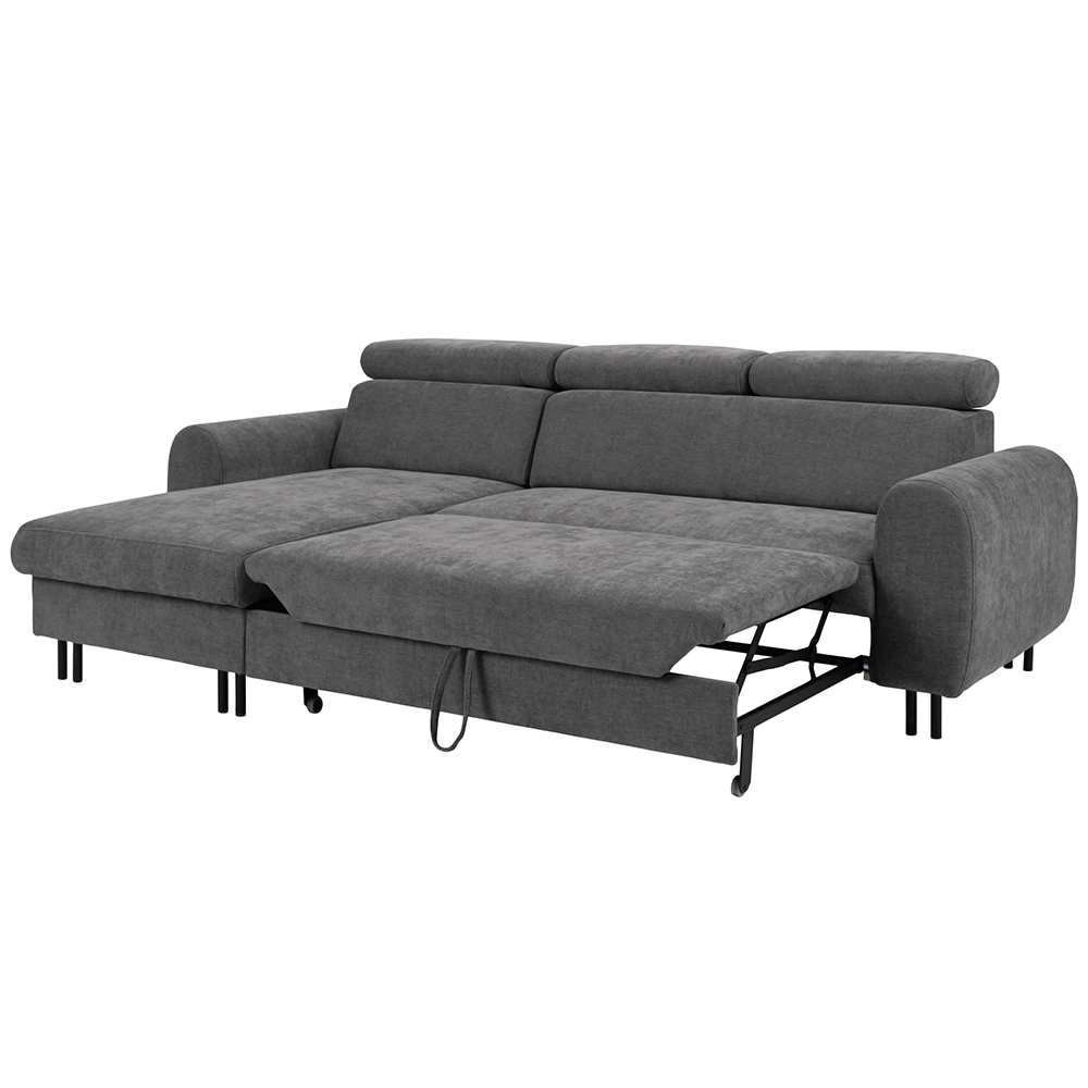 Sedací souprava PORTA | 171x252 cm | rozkládací + úložný prostor + 2x polštářek | VÝBĚR TKANIN