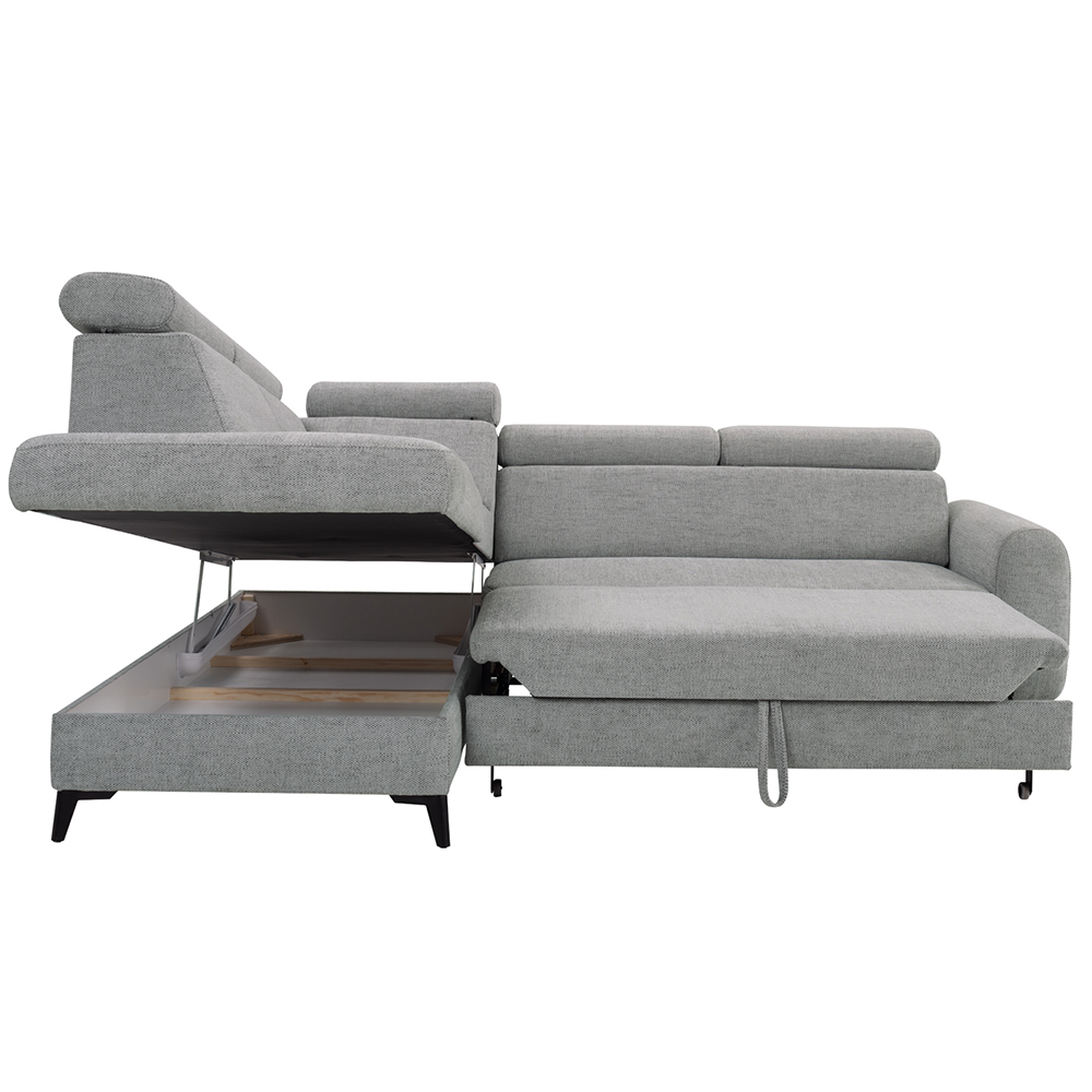 Sedací souprava PORTA II | 194x256 cm | rozkládací + úložný prostor | VÝBĚR TKANIN