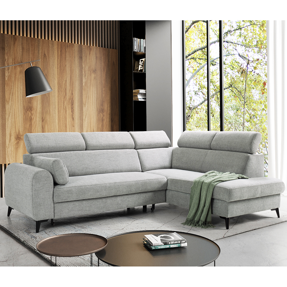 Sedací souprava PORTA II | 256x194 cm | rozkládací + úložný prostor | VÝBĚR TKANIN