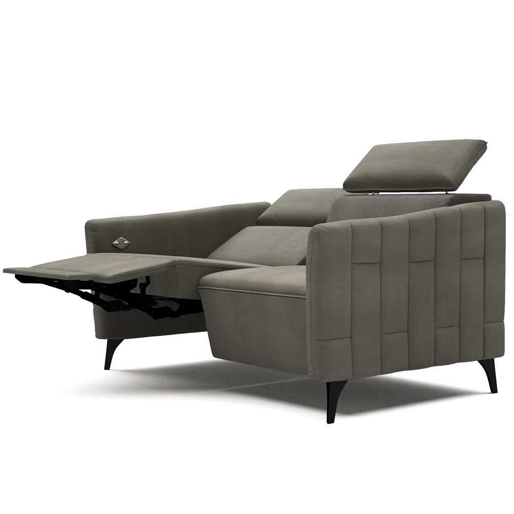 Pohovka FUGA 2SEF | 164 cm | EXTRA KVALITA | elektrické polohování | VÝBĚR TKANIN