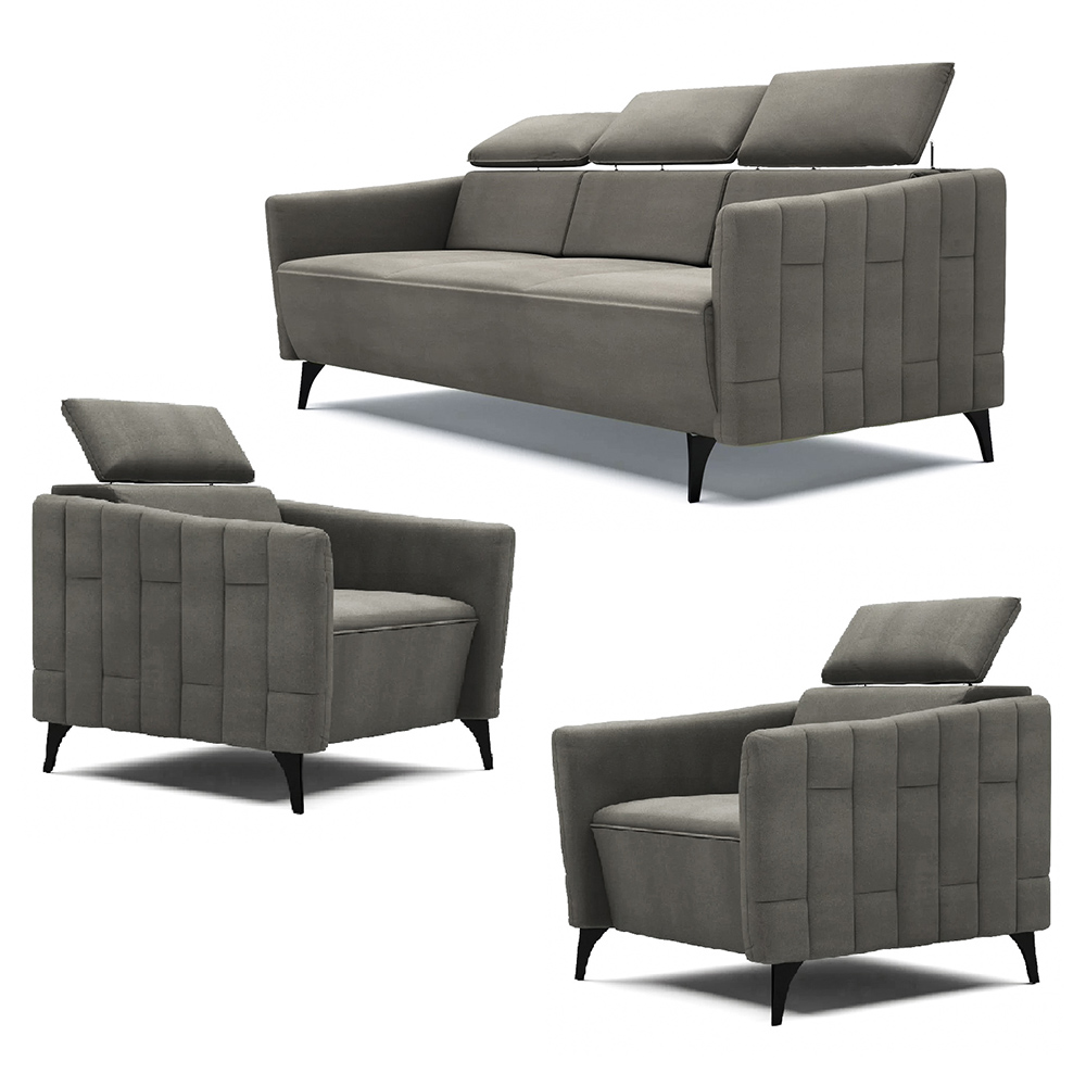 Sedací sestava FUGA 3+1+1 | rozkládací + úložný prostor | EXTRA KVALITA | VÝBĚR TKANIN