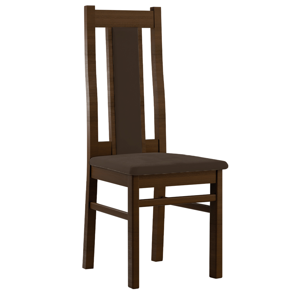 Jídelní židle KORA s KRZ1 | 41 cm | tmavě hnědá/samoa king