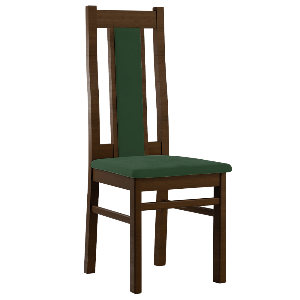 Jídelní židle KORA s KRZ1 | 41 cm | tmavě zelená/samoa king