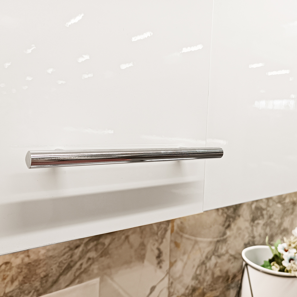 LARA wh | dolní skříňka 80ZL 1S dřezová s výsuvem | 80 cm | PREMIUM BOX | bílá lesk