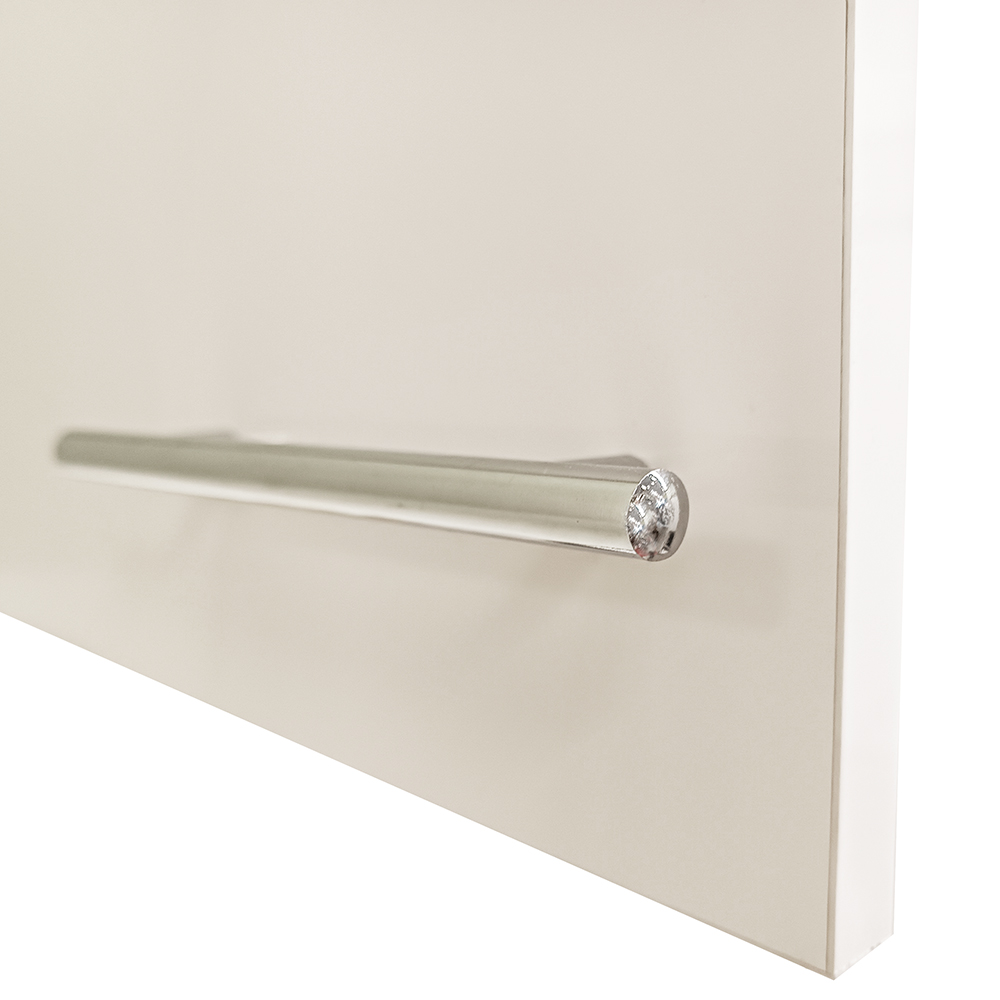 LARA wh | dolní skříňka 60ZL 1S dřezová s výsuvem | 60 cm | PREMIUM BOX | bílá lesk