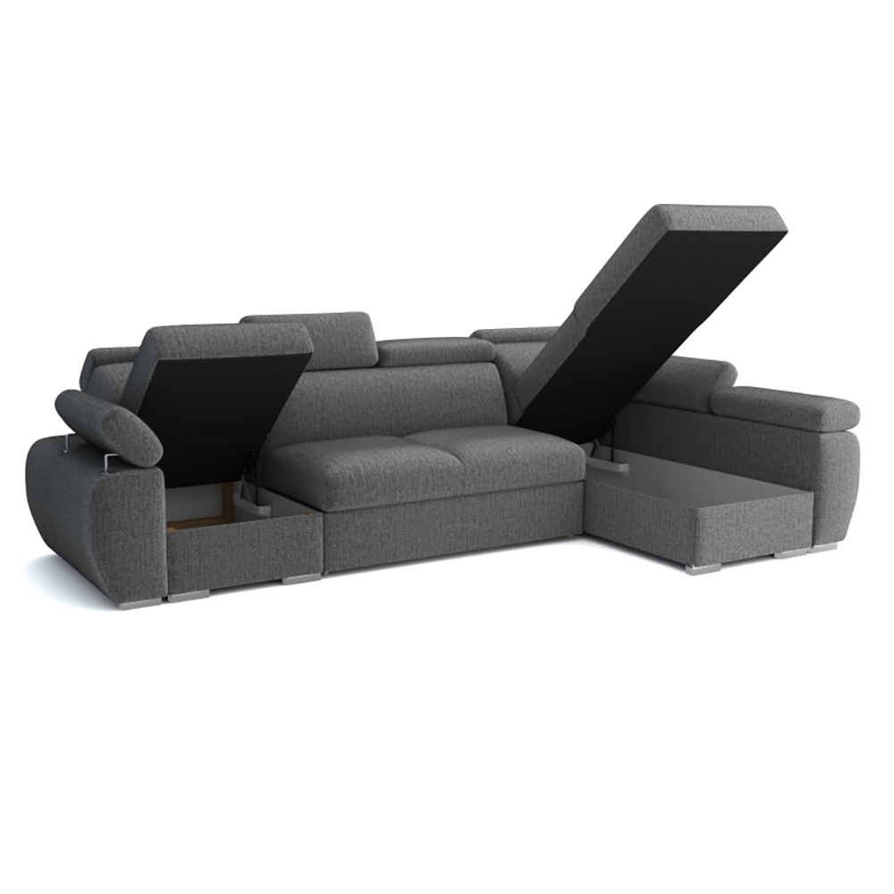 Sedací souprava BASTON | 315x170 cm | rozkládací + 2x úložný prostor | VÝBĚR TKANIN