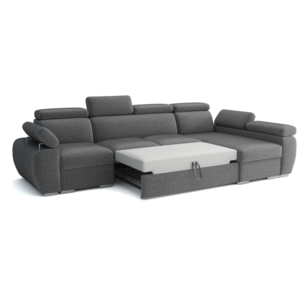 Sedací souprava BASTON | 315x170 cm | rozkládací + 2x úložný prostor | VÝBĚR TKANIN