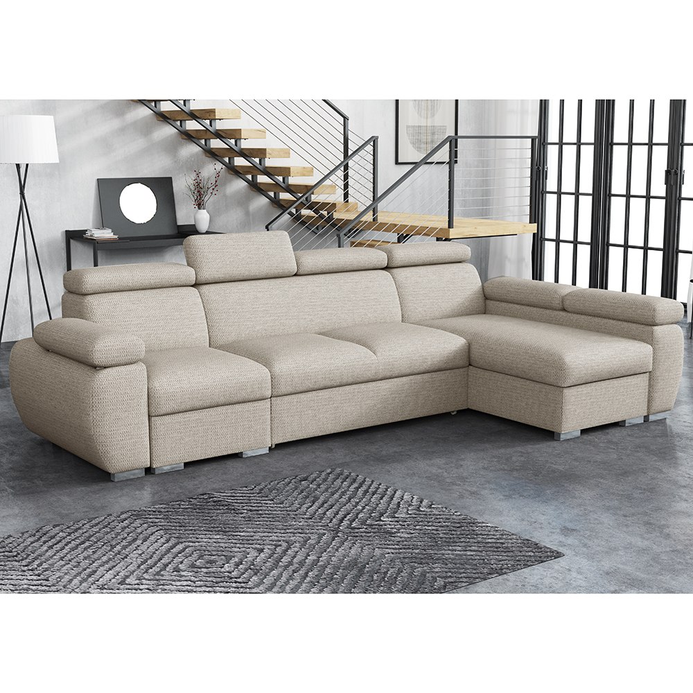 Sedací souprava BASTON | 315x170 cm | rozkládací + 2x úložný prostor | VÝBĚR TKANIN