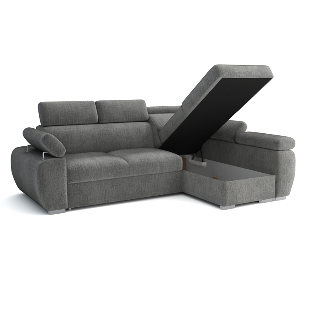 Sedací souprava BASTON | 255x170 cm | rozkládací + úložný prostor | VÝBĚR TKANIN