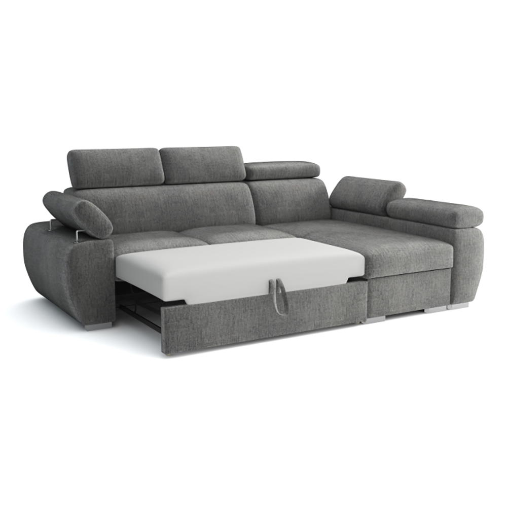 Sedací souprava BASTON | 255x170 cm | rozkládací + úložný prostor | VÝBĚR TKANIN