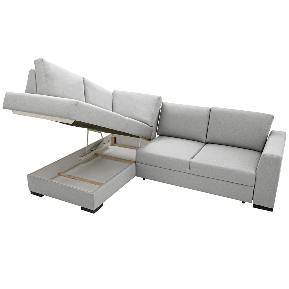 Sedací souprava SHERRY | 190x260 cm | rozkládací + úložný prostor | + 2x váleček | VÝBĚR TKANIN