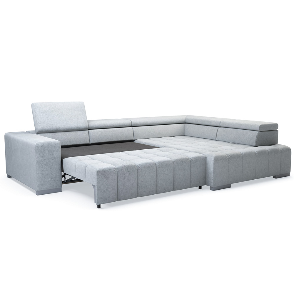 Sedací souprava CHOCO | 307x201 cm | rozkládací + posuvná záda | VÝBĚR TKANIN a NOŽIČEK