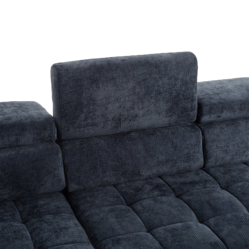 Sedací souprava CHOCO | 201x307 cm | rozkládací + posuvná záda | VÝBĚR TKANIN a NOŽIČEK