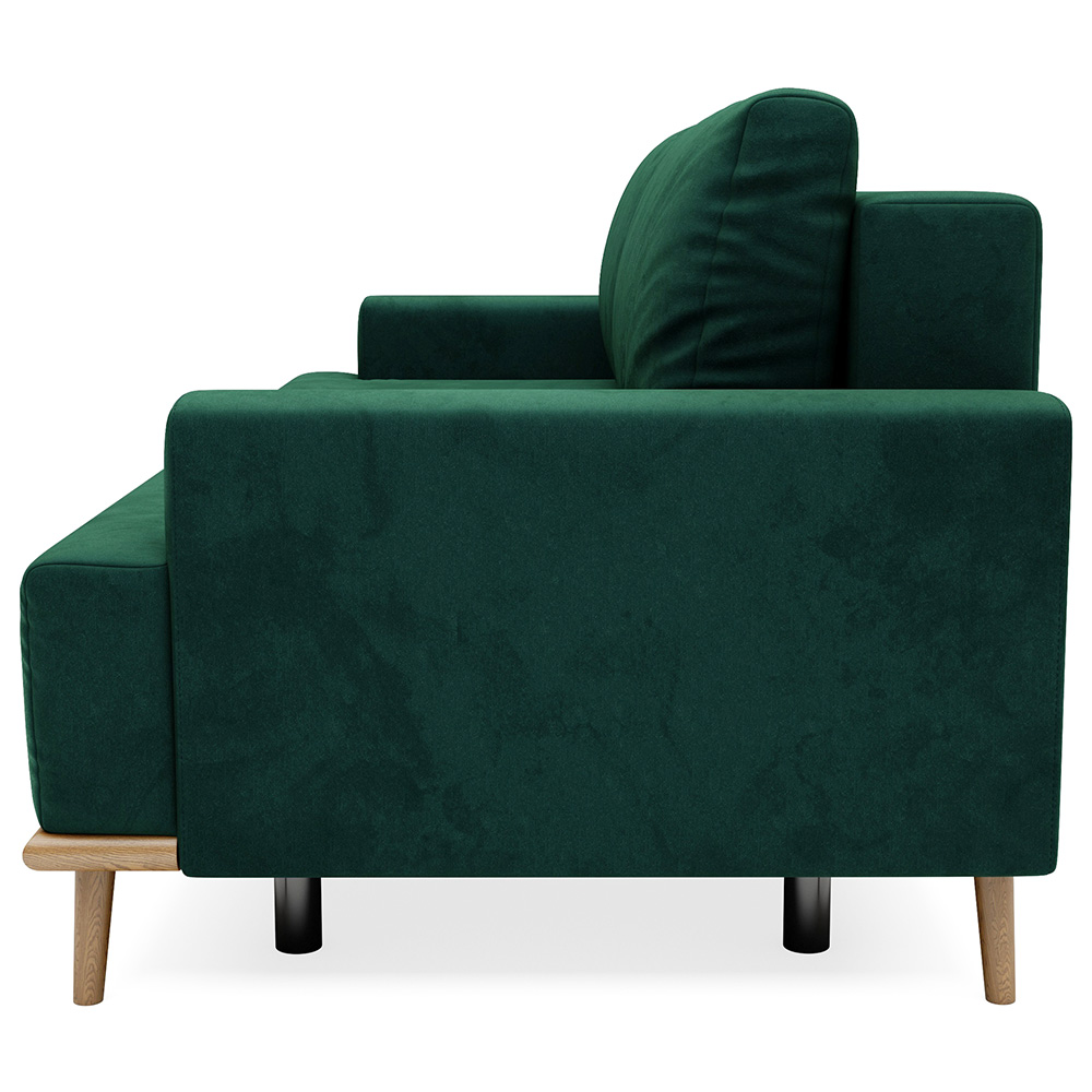 Pohovka FORESTER | 224 cm | rozkládací + úložný prostor | VÝBĚR TKANIN a NOŽIČEK