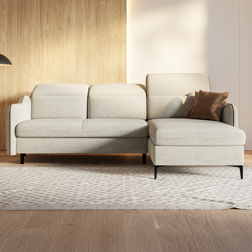 Sedací souprava BONA | 237x165 cm | PRAVÁ | rozkládací + úložný prostor | VÝBĚR TKANIN