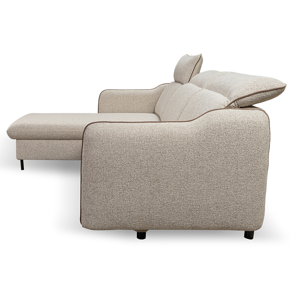 Sedací souprava BONA | 165x237 cm | LEVÁ | rozkládací + úložný prostor | VÝBĚR TKANIN