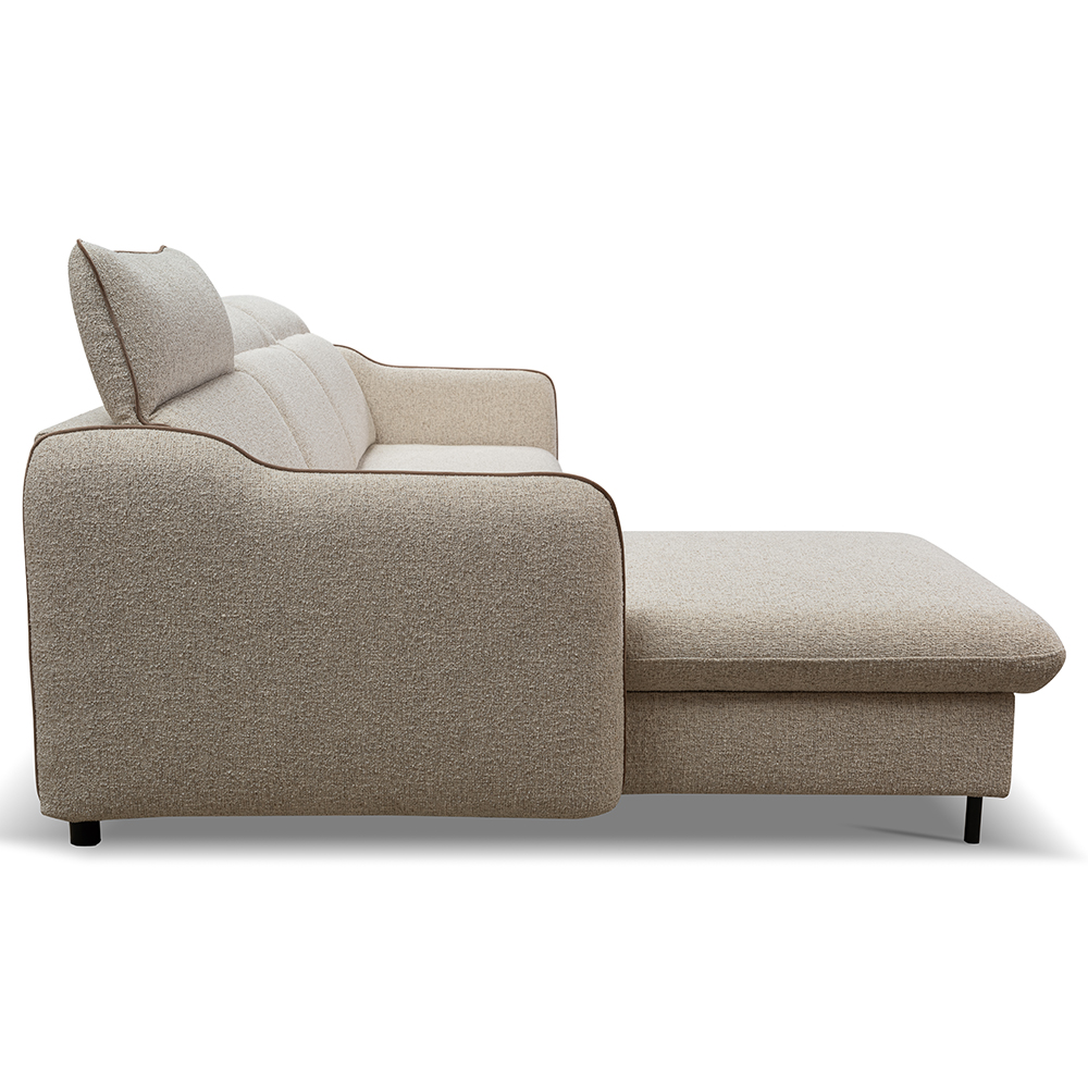 Sedací souprava BONA | 165x237 cm | LEVÁ | rozkládací + úložný prostor | VÝBĚR TKANIN