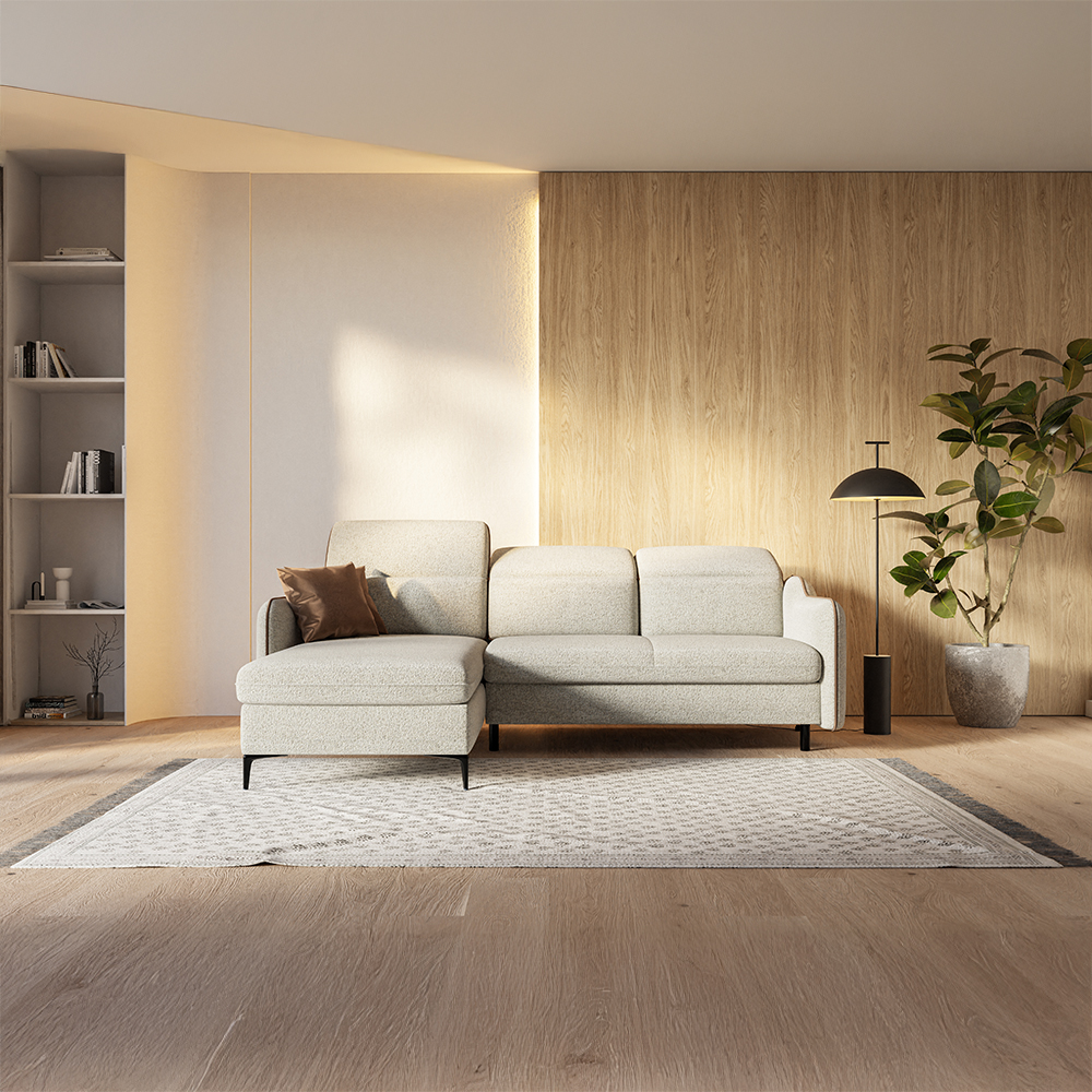 Sedací souprava BONA | 165x237 cm | LEVÁ | rozkládací + úložný prostor | VÝBĚR TKANIN