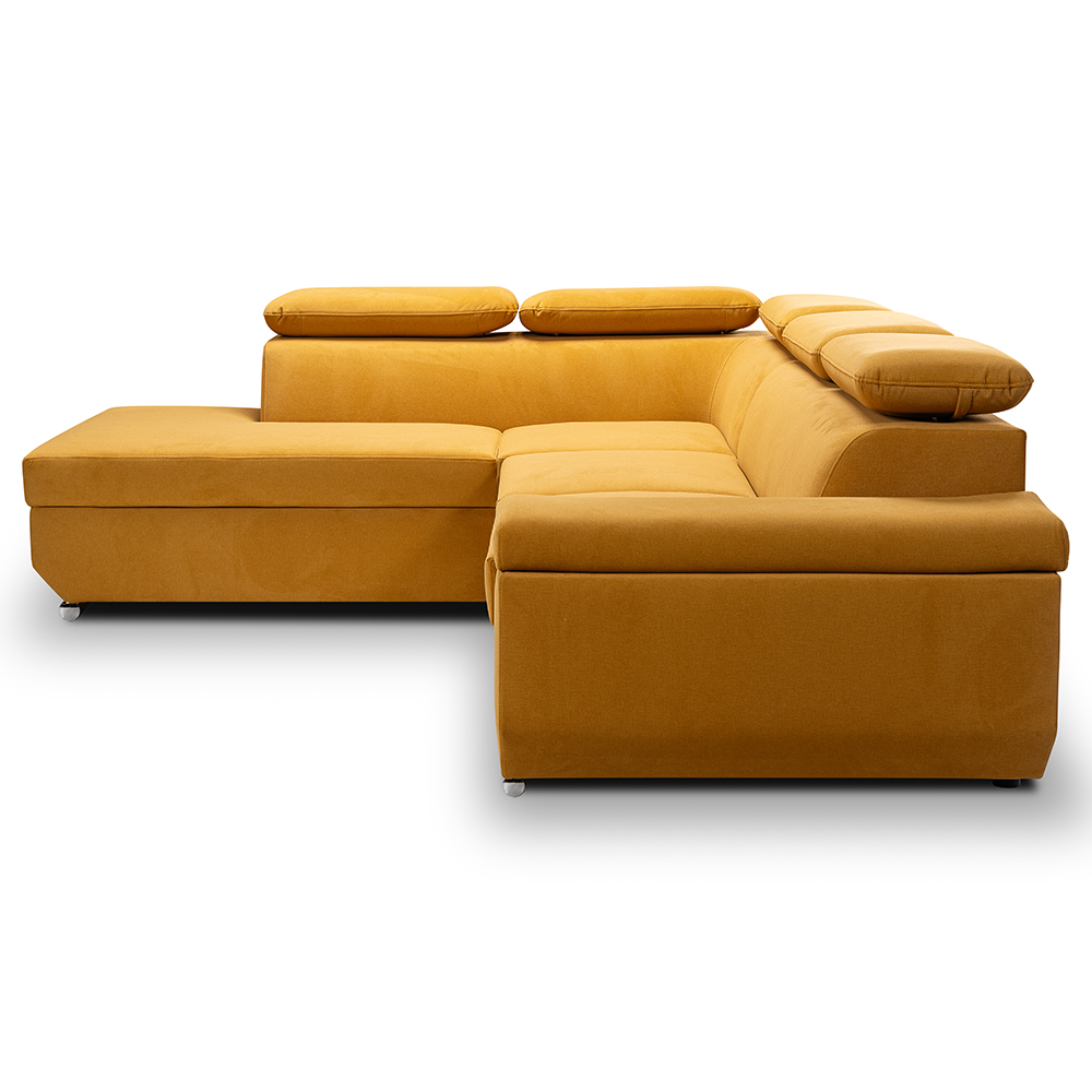 Sedací souprava LARS I | 215x264 cm | rozkládací + úložný prostor | AKCE | šedá 97