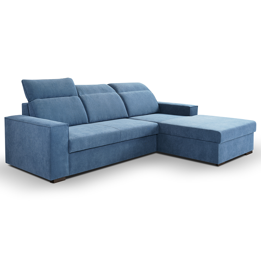 Sedací souprava BALI | 256x178 cm | PRAVÁ | rozkládací + úložný prostor | VÝBĚR TKANIN